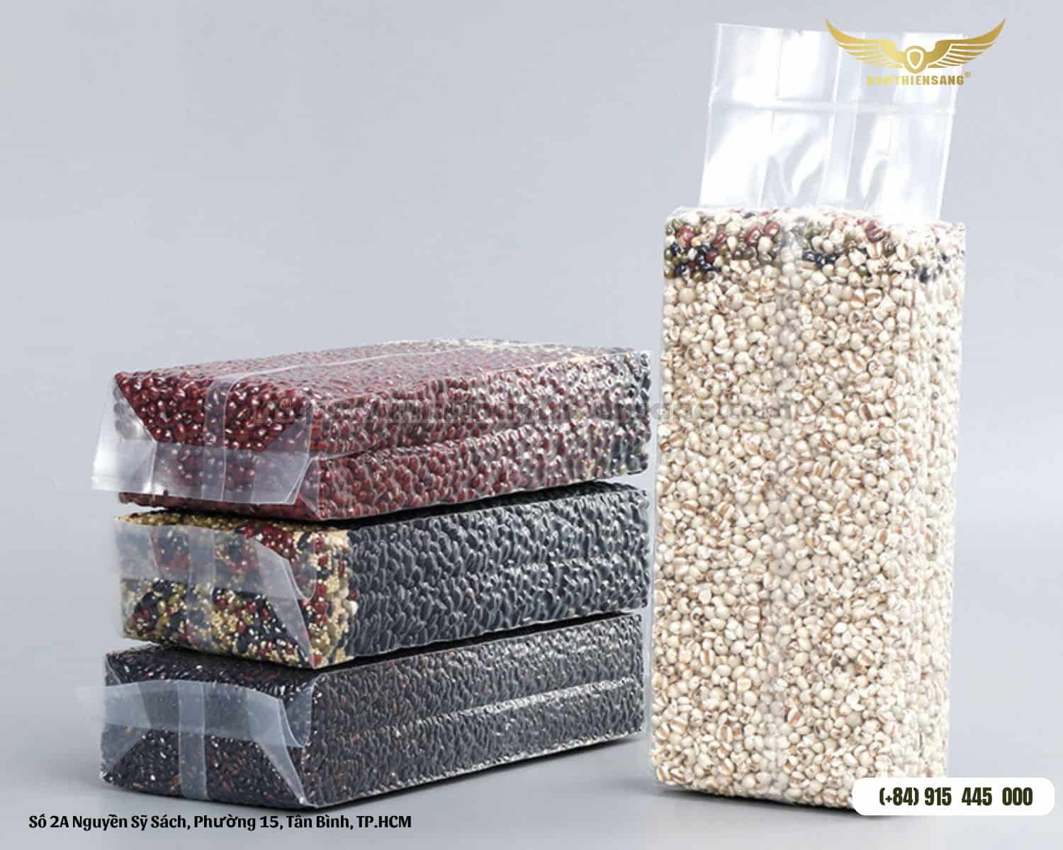 Mẫu sản phẩm được đóng gói bằng túi hút chân không